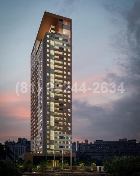 Flat de 1 quarto, 28m² no bairro Boa Vista, em Recife | Eu Corretor