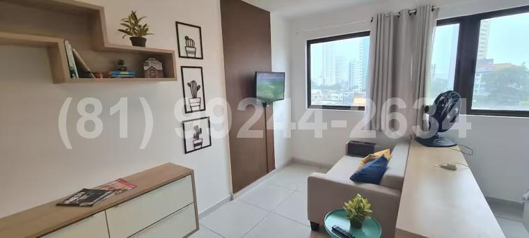 Flat de 1 quarto, 32m² no bairro Aflitos, em Recife | Eu Corretor